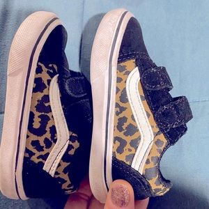 Toddler leopard print vans